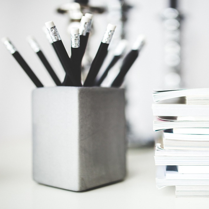 minimal office workspace